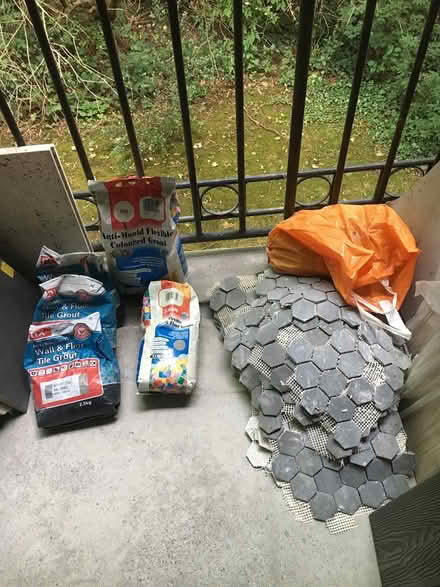 Photo of free Tiles and grout (Finchley N3) #1