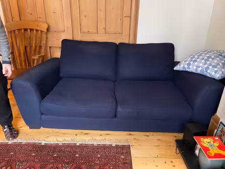 Photo of free Blue Heals Slouch Sofa (Stroud Green N4) #1