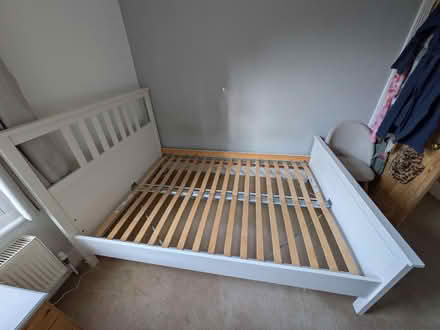 Photo of free Large IKEA double bed frame (Enfield EN2) #3