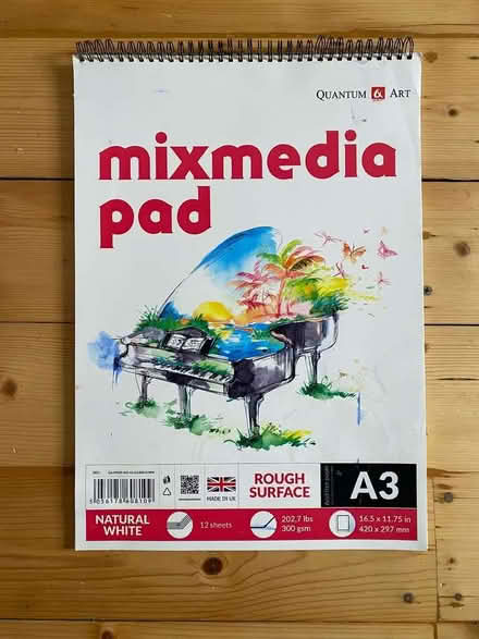 Photo of free A3 300gsm rough surface thick stock mixed media drawing sket (Pilrig EH6) #1