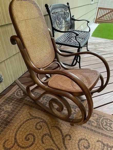 Photo of free Used wooden rocking chair (Thornwood, NY) #3