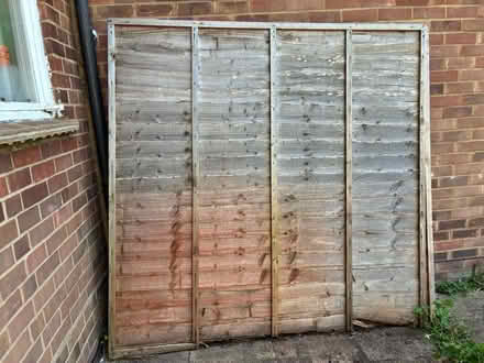Photo of free Fence Panels (damaged) (Banstead) #1