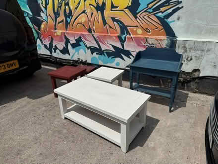 Photo of free Various Oak furnture tables painted (Newport NP20) #1