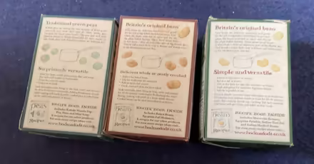 Photo of free 3 boxes of dried pulses (AB15) #2