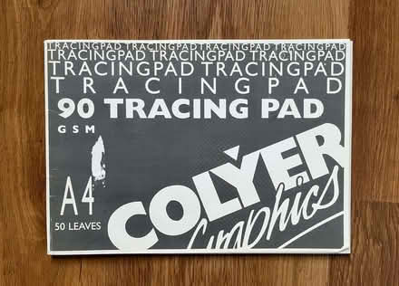Photo of free A4 90gsm see-through tracing art pad 30 sheets (Pilrig EH6) #1