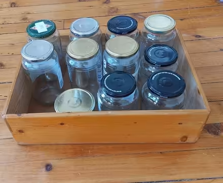 Photo of free Glass jars with lids (Marchmont EH9) #1