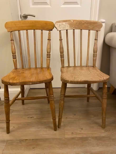 Photo of free Stick back chairs x 2 (SW19) #1