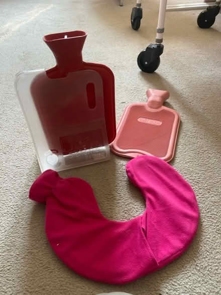 Photo of free Hot water bottles and stand to help fill them (Cockermouth CA13) #1