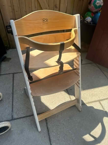 Photo of free KindaKraft Wooden High Chair (Lewes BN7) #1