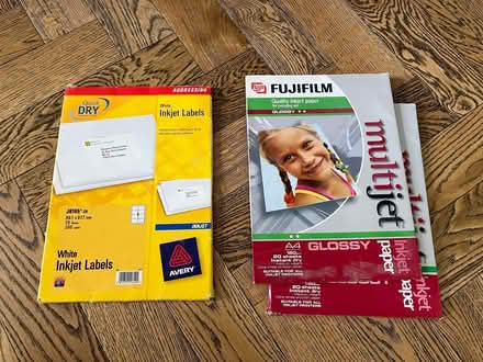 Photo of free Inkjet paper (40 sheets) and labels (Oakwood LS8) #1