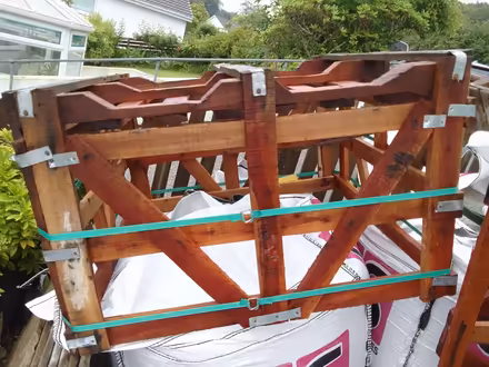 Photo of free 2 large strong wood crates (Ponsanooth TR3) #1
