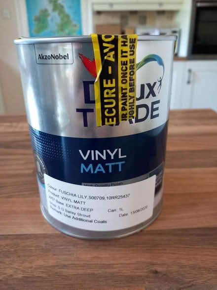 Photo of free Unopened Fuchsia Lily paint (Hitchin, SG4) #1
