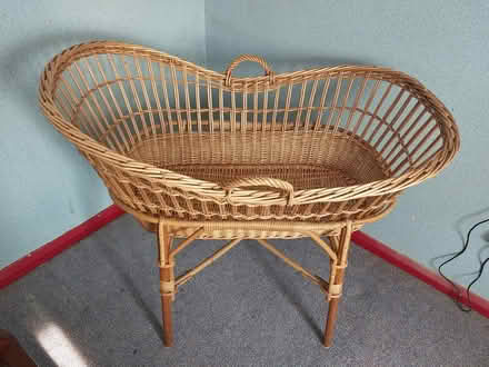 Photo of free Vintage Wicker Basket Baby Crib (Minehead Somerset) #1