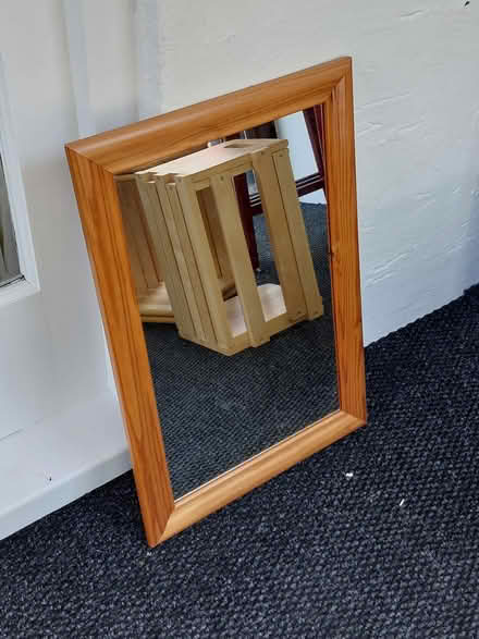 Photo of free Mirror in wooden frame (Carnforth LA5) #1