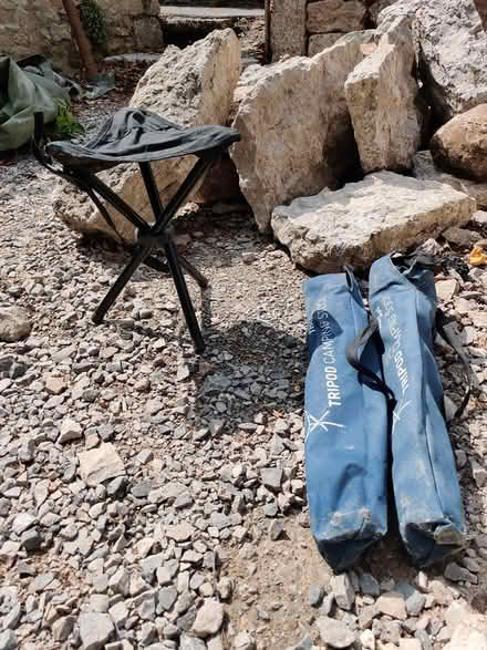 Photo of free 2 Camping stools (Grange over sands) #1