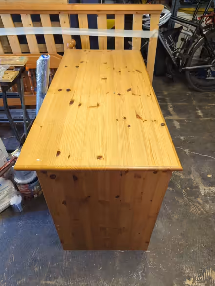 Photo of free Pine study desk (Fareham PO14) #2