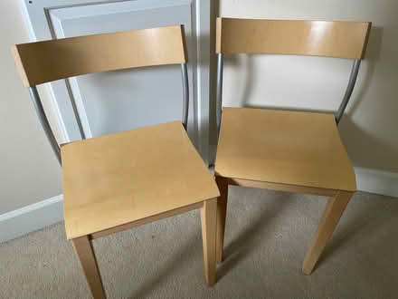 Photo of free Two dining chairs (Wedgwood) #1