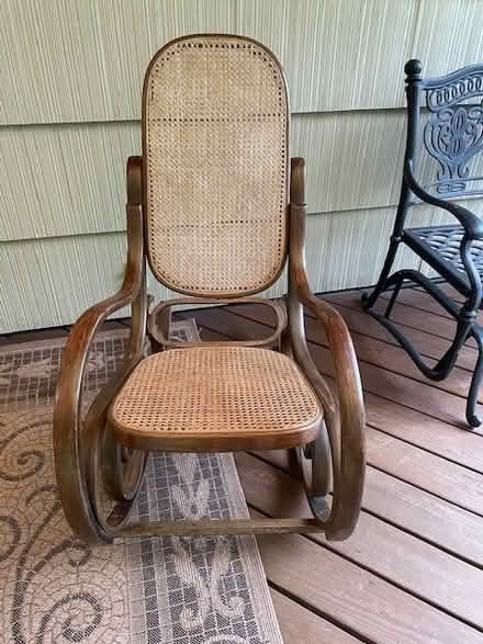 Photo of free Used wooden rocking chair (Thornwood, NY) #1