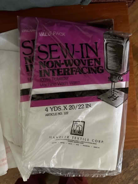 Photo of free Sew In interfacing (North San Leandro) #1