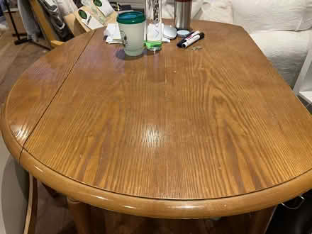 Photo of free Round Wooden dining table (Colindale NW9) #1