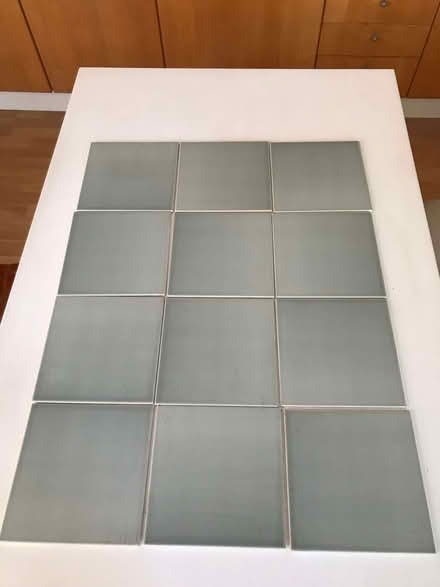 Photo of free Tiles - 12 ceramic tiles 20cm square (Lewes BN7) #1