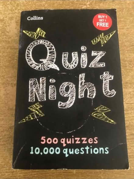 Photo of free Collins Quiz Night Book 📕 (Cheshunt En8) #1