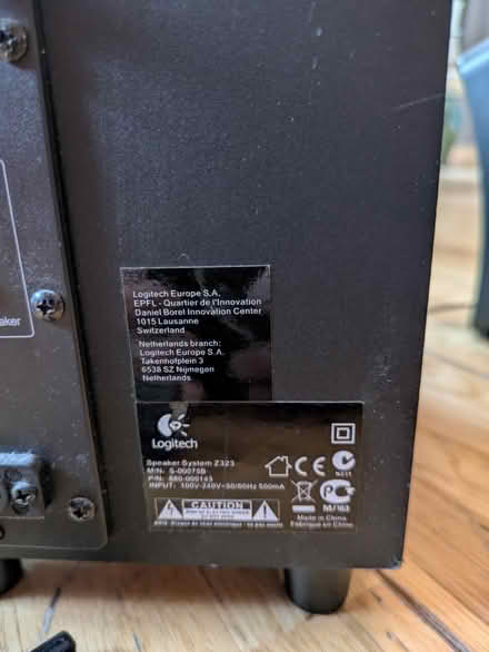 Photo of free Logitech 2.1 speakers (Dunkeld, PH8) #3