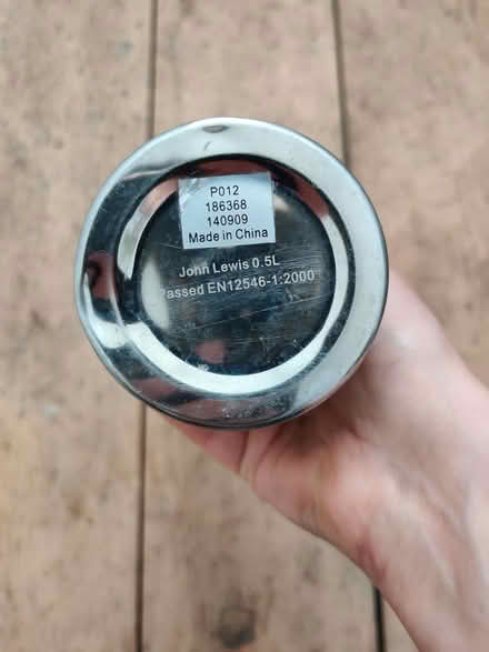 Photo of free John Lewis flask (Grange over sands) #2