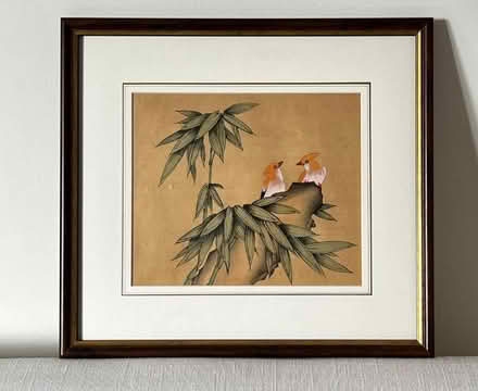 Photo of free Framed paint on silk picture (Twyford RG10) #2