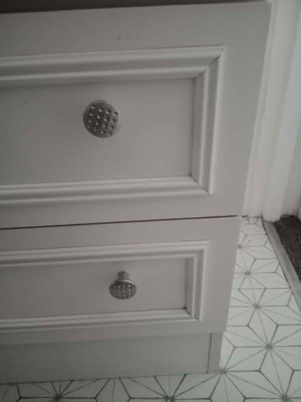 Photo of free White 2 drawer chest of drawers (Cheshunt EN8) #2