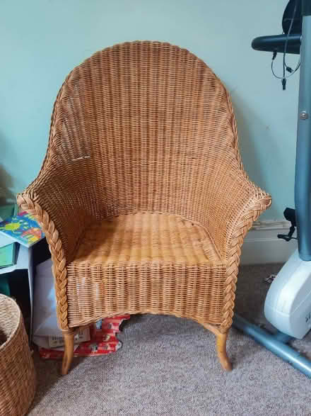 Photo of free Wicker chair, good condition (Strawberry Hill TW11) #1