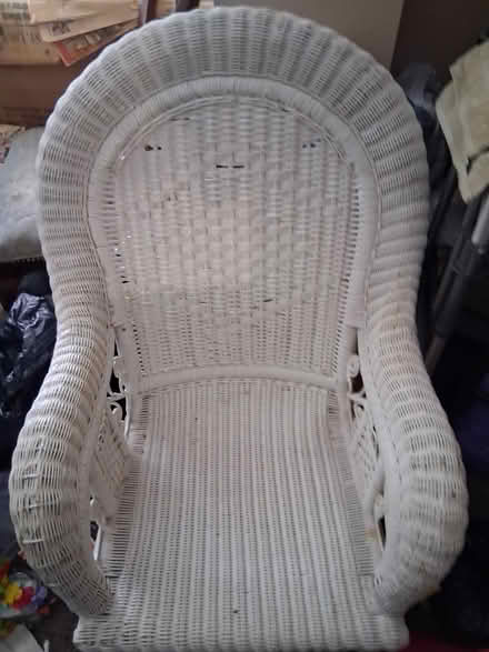 Photo of free Wicker rocking chair (1531 Pine Saint louis) #1