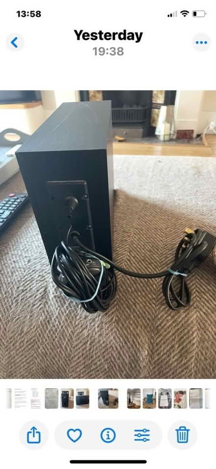 Photo of free Logitech speaker system with sub woofer (Richmond TW9) #3