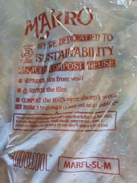 Photo of free Sheep's wool used in packaging (Willaston CH64) #2