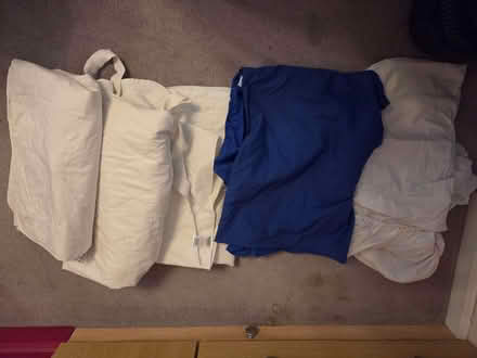 Photo of free Single bed fitted sheets and mattress protectors (Barkingside IG5) #1