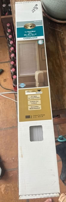 Photo of free Blinds-Vinyl-In the box-28x72 (Woodstock) #1