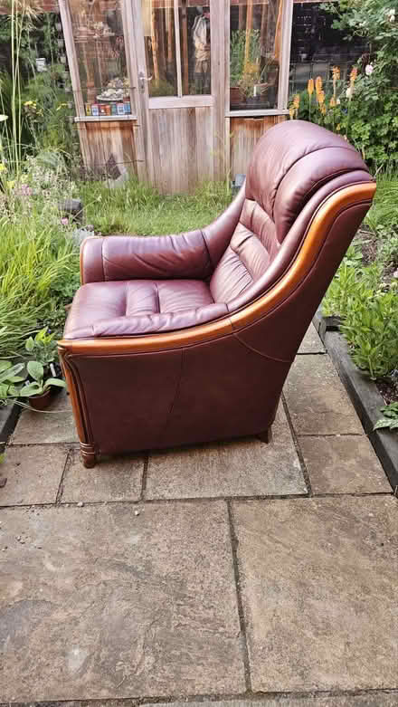 Photo of free Leather Armchair (Halesworth IP19) #3