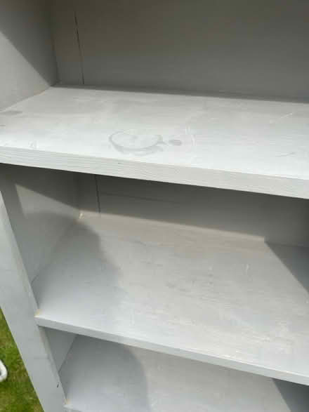 Photo of free Grey painted wooden bookshelves (BR1 Sundridge park) #4
