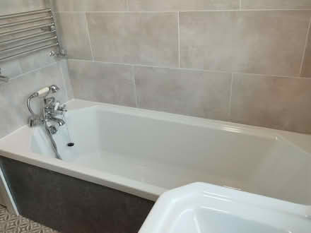 Photo of free Bath with chrome mixer taps & shower head. Measures 70x165cm (Bolton le Sands LA5) #2