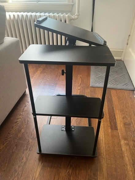 Photo of free Laptop desk with shelves (4800 block Hutchins Place NW) #1