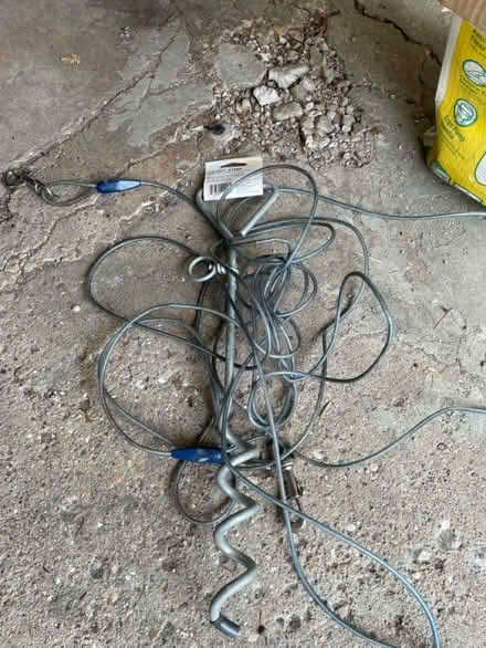 Photo of free Yard Stake and Dog Lead (Golf road and Route 83) #1