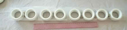 Photo of free 24 white wooden hoops for curtains (AB22) #2