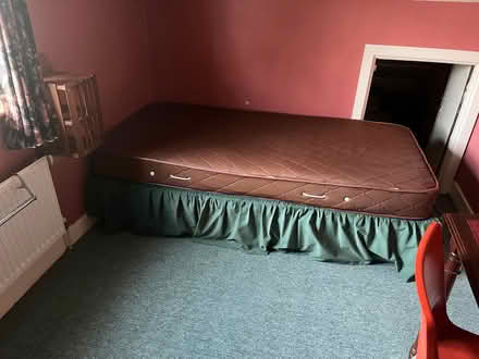 Photo of free Single divan and brown mattress (Greystones) #1