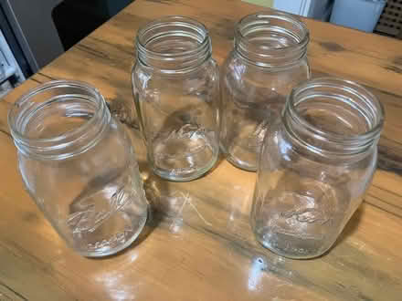 Photo of free 5 large canning jars (sausalito) #1