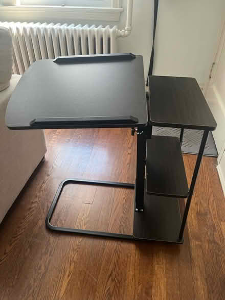 Photo of free Laptop desk with shelves (4800 block Hutchins Place NW) #2