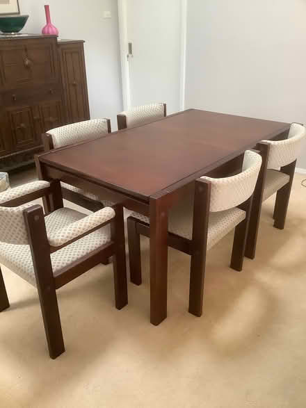 Photo of free Walnut table (West side Mona Vale) #1