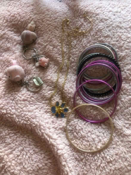 Photo of free Bundle 1. Bangles, key ring and necklace (Cavendish DE23) #1