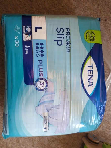 Photo of free Tena proskin slip Large - adult nappies (Strawberry Hill TW11) #1