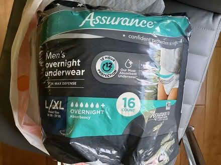 Photo of free Men's disposable underwear/Depends (NE Pleasanton) #1