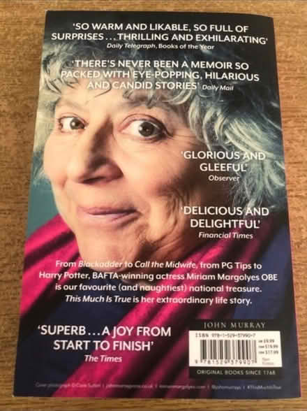 Photo of free Miriam Margolyes Book 📕 (Cheshunt En8) #2